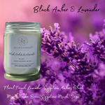 Black Amber & Lavender Kandle